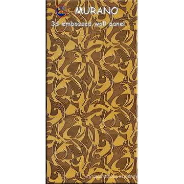 Zhihua 3D relieve decorativo interior MDF Panel de pared Il09